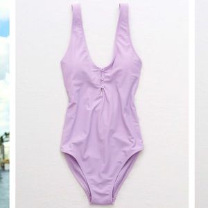 Aerie Full Coverage One Piece Swimsuit (Long)